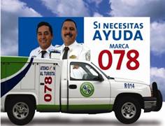 roadside assistance Car rentals Cozumel Mexio green angels